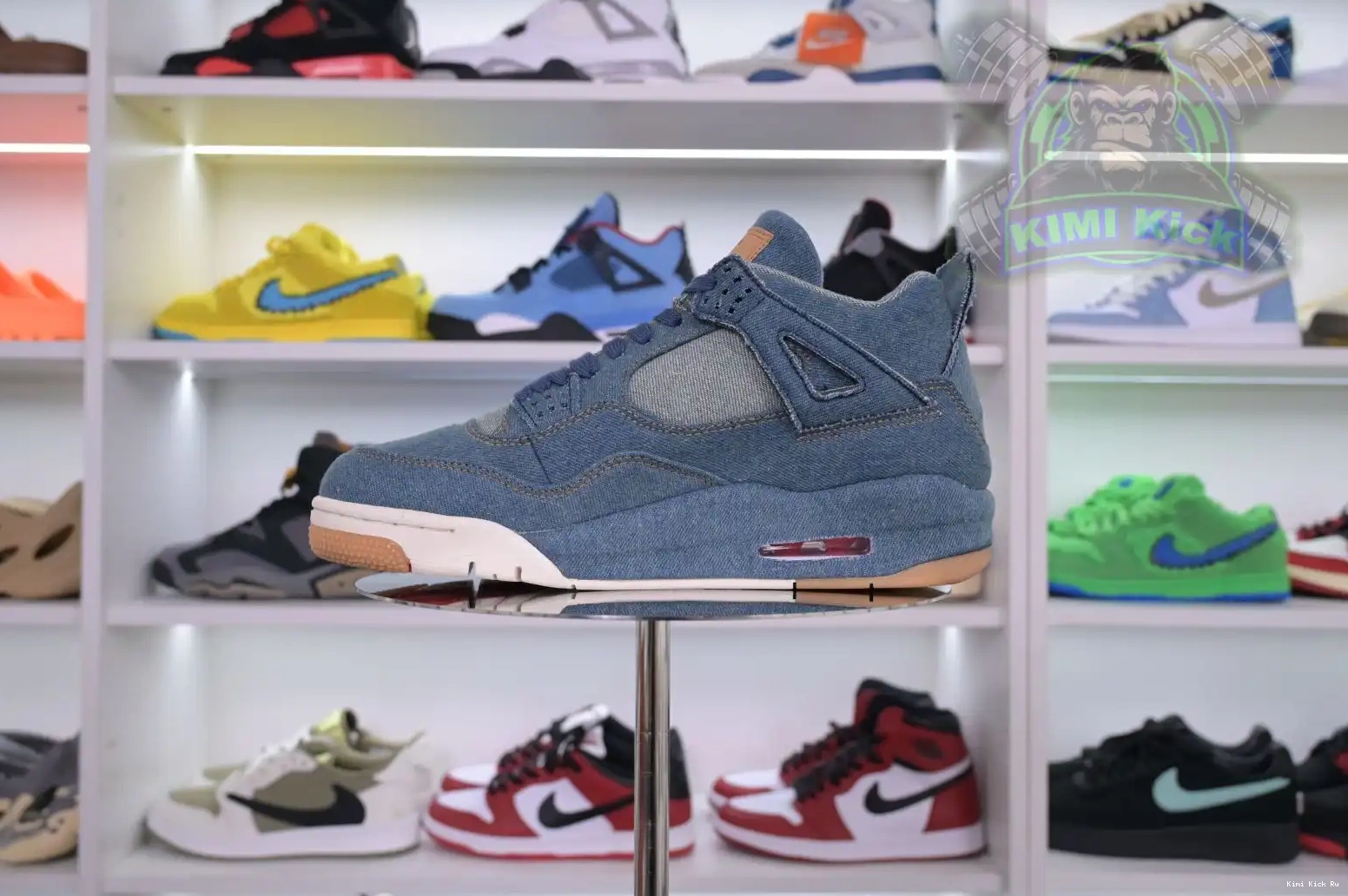 Kimikick Jordan levis Air retro 4 denim Jordan 0703